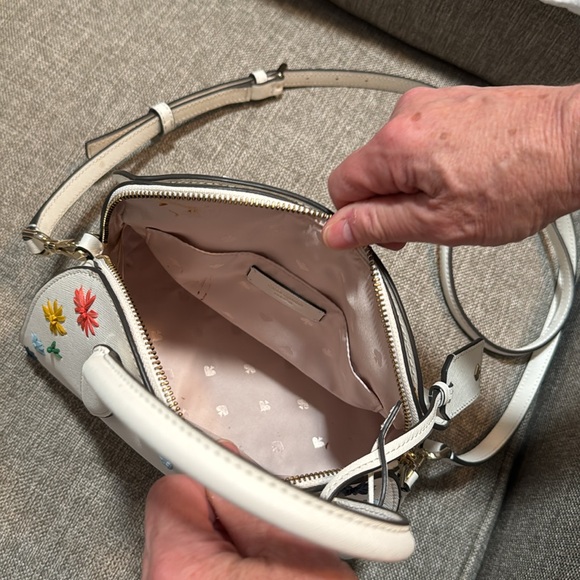 Kate Spade White Satchel with Colorful Embellishments - Picture 3 of 6